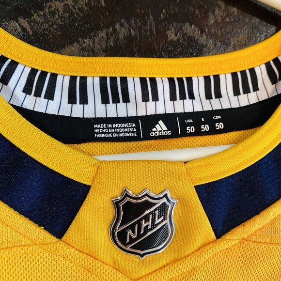 Nashville Predators Adidas Climalite Jersey - Size 50, New Condition - Picture 3 of 5